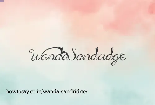 Wanda Sandridge