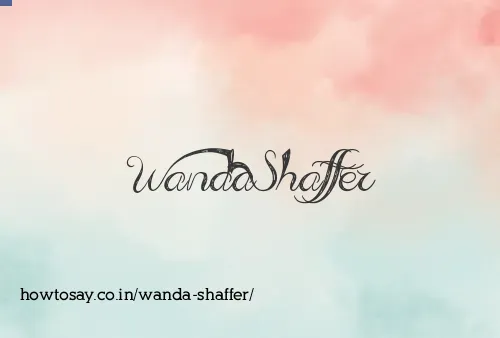Wanda Shaffer