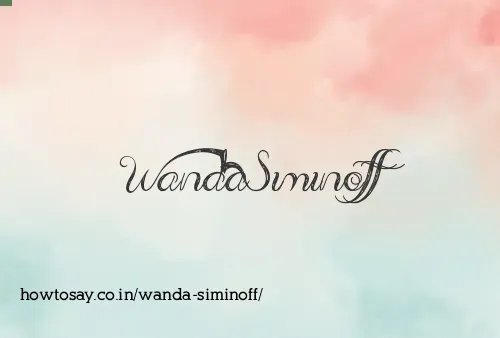 Wanda Siminoff