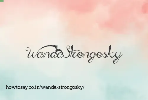 Wanda Strongosky