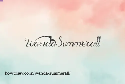 Wanda Summerall
