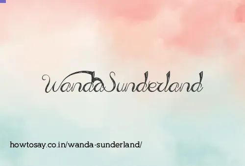 Wanda Sunderland