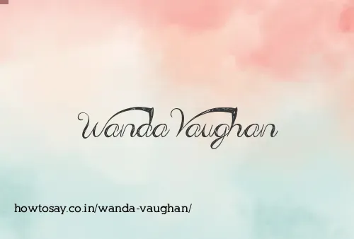 Wanda Vaughan