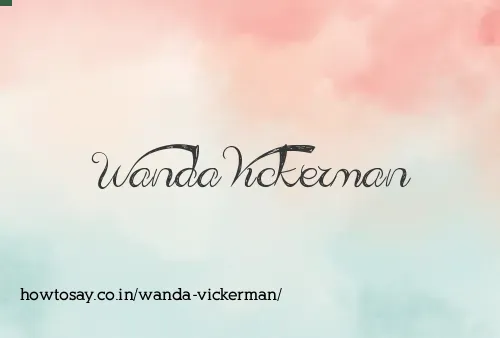 Wanda Vickerman