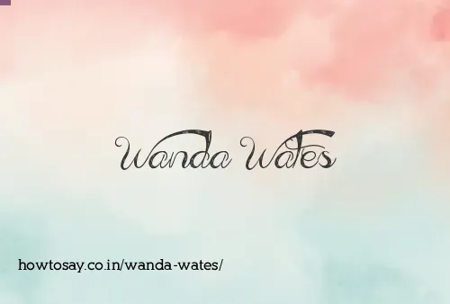 Wanda Wates