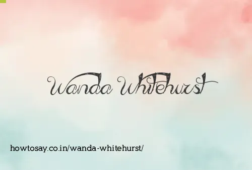 Wanda Whitehurst