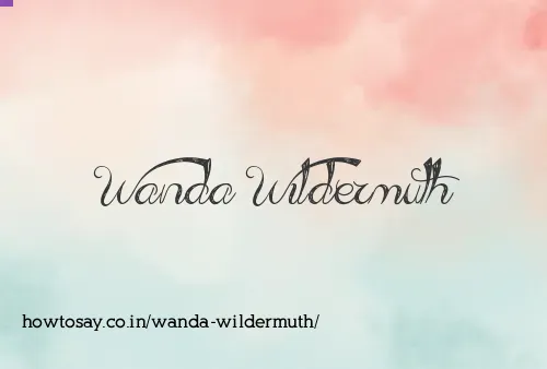 Wanda Wildermuth