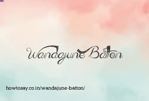Wandajune Batton