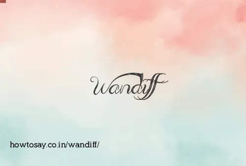 Wandiff