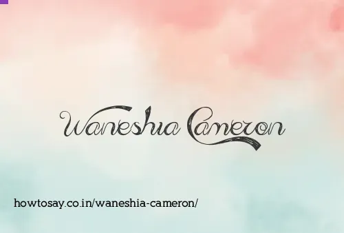Waneshia Cameron