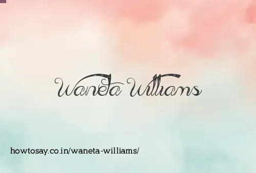 Waneta Williams