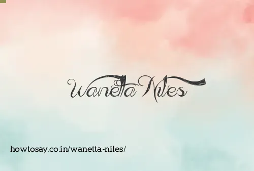 Wanetta Niles