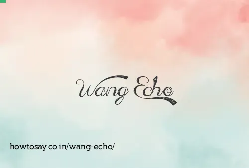 Wang Echo