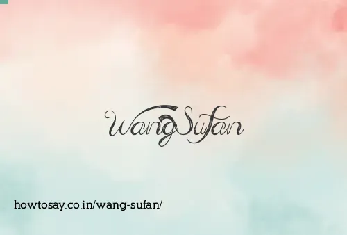 Wang Sufan