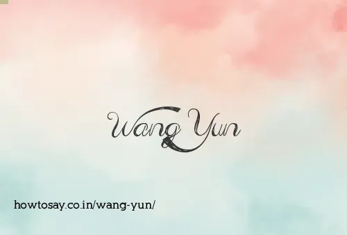 Wang Yun