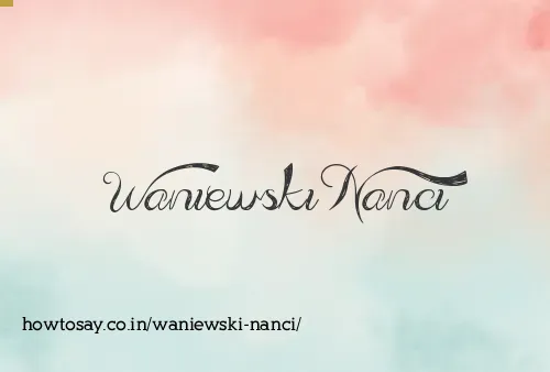 Waniewski Nanci