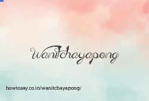 Wanitchayapong
