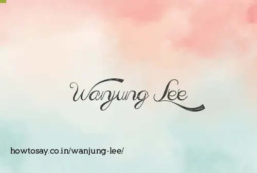 Wanjung Lee