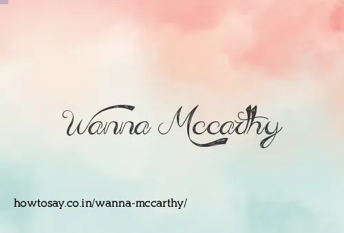 Wanna Mccarthy