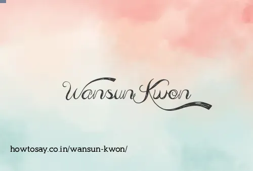 Wansun Kwon