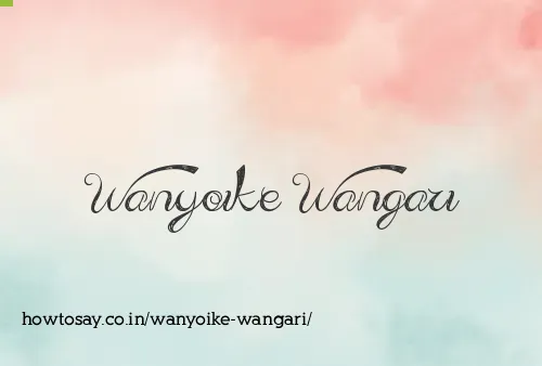 Wanyoike Wangari