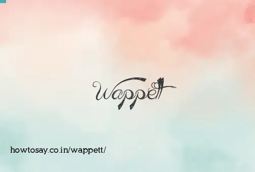Wappett