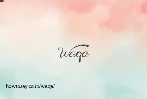 Waqa