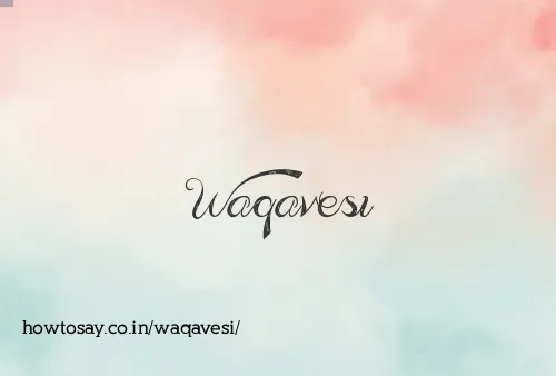 Waqavesi