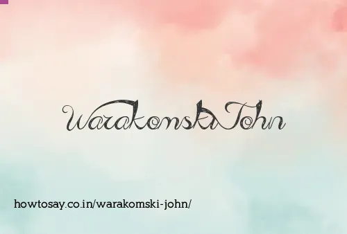 Warakomski John