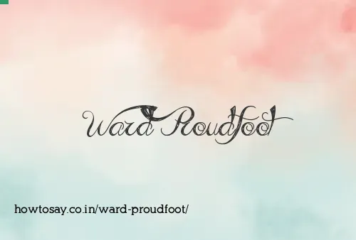 Ward Proudfoot
