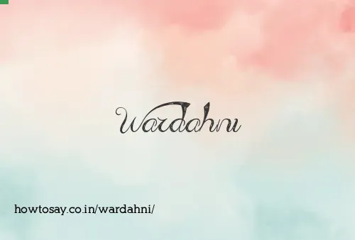 Wardahni