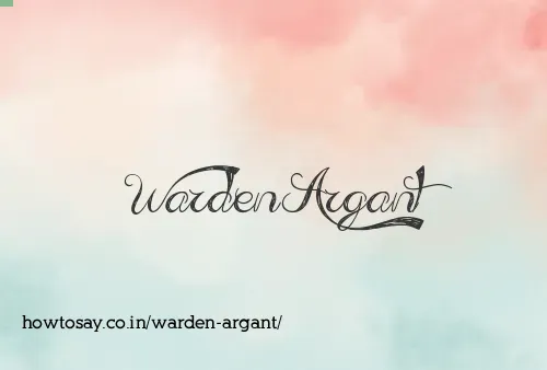 Warden Argant