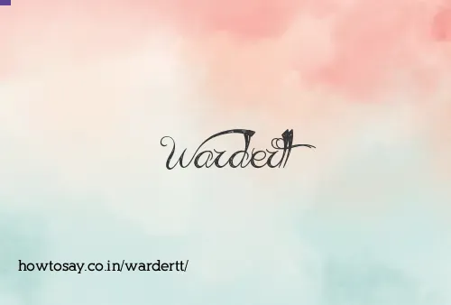 Wardertt
