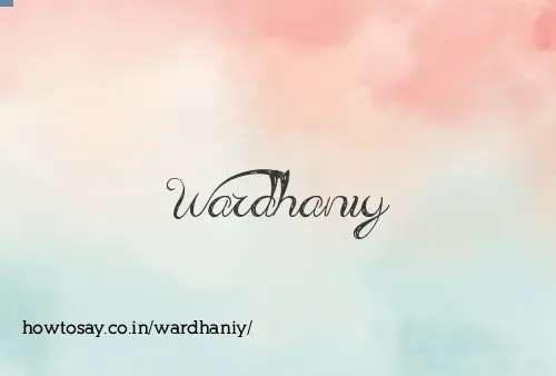 Wardhaniy