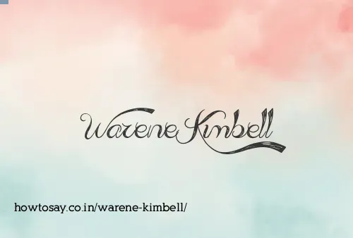 Warene Kimbell