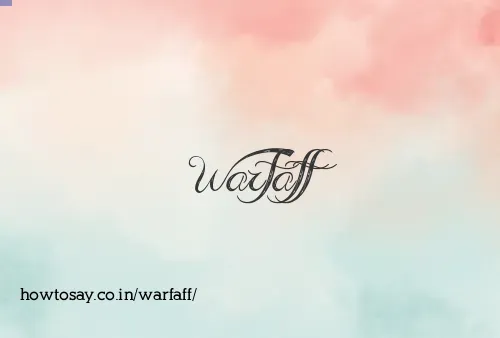 Warfaff
