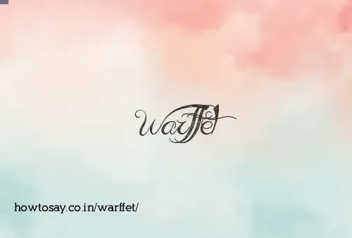 Warffet