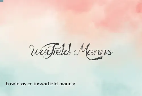 Warfield Manns