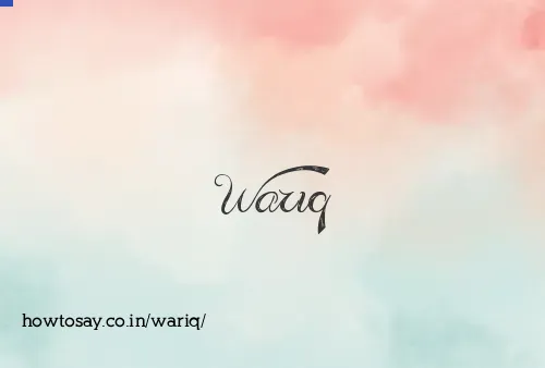 Wariq