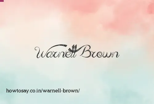Warnell Brown