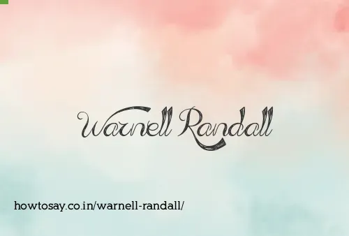Warnell Randall