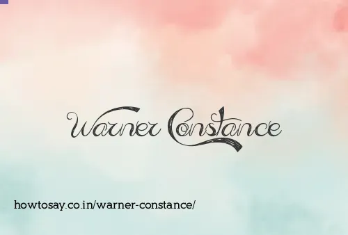 Warner Constance