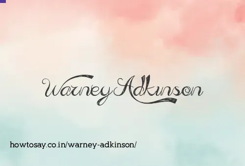 Warney Adkinson