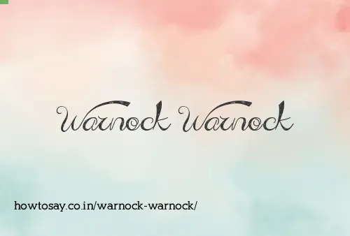 Warnock Warnock