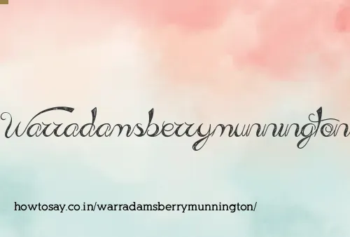 Warradamsberrymunnington