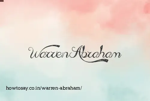 Warren Abraham