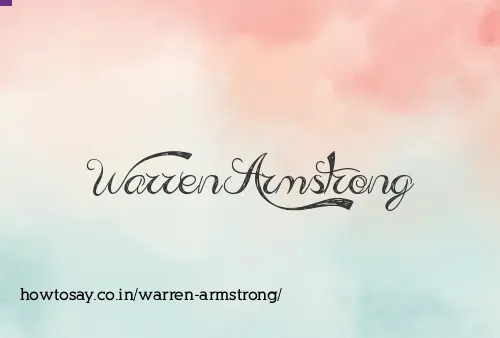 Warren Armstrong