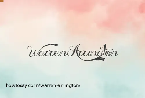 Warren Arrington