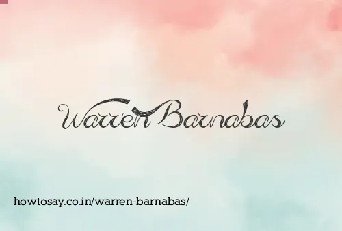 Warren Barnabas