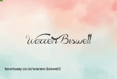 Warren Biswell
